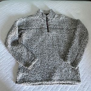 True Grit Sherpa Half Zip Pullover Jacket Size XS